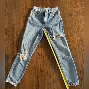 Abercrombie High Rise Mom Jeans